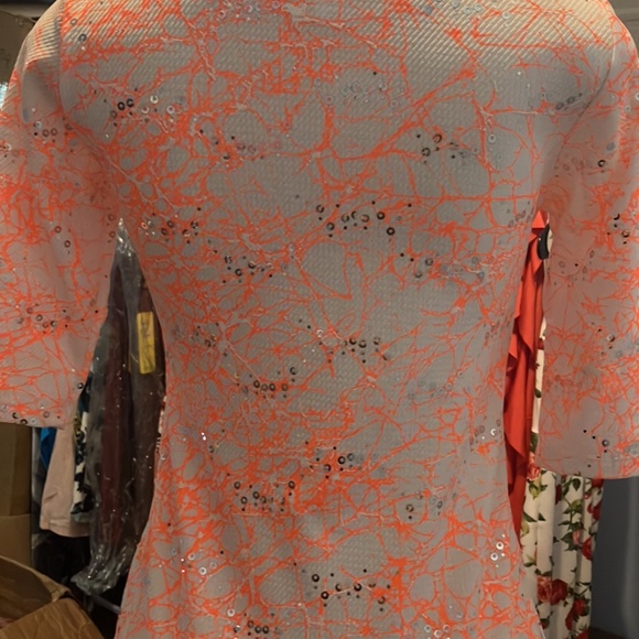 This is a mini pink party dress - Picture 5 of 7